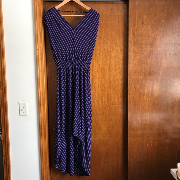 DONATING 8/1! | Mossimo | striped hi-lo maxi dress - Picture 1 of 7